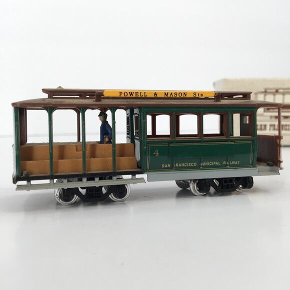 Reader's Digest Mini Die-cast Train Vintage 5" X 2.5" Open Viewing CAR w/ box - Picture 2 of 5